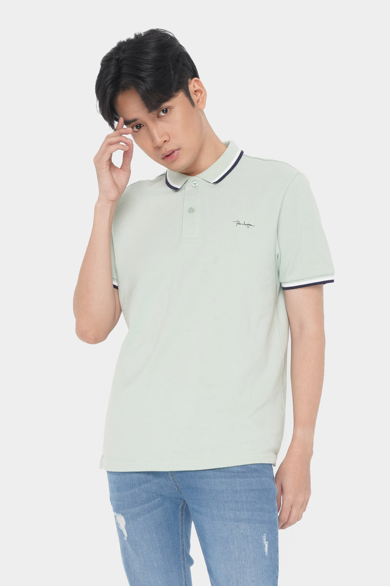 penshoppe black polo shirt