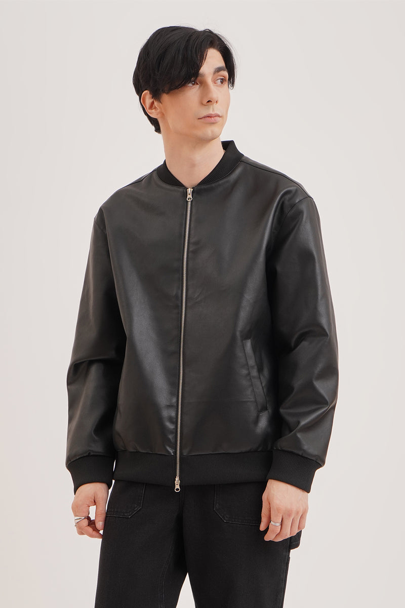 Dress Code Faux Leather Jacket International