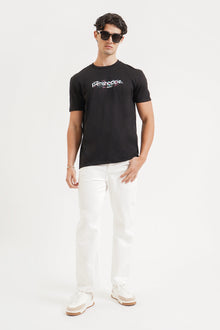  Relaxed Fit T-shirt with Scribbles