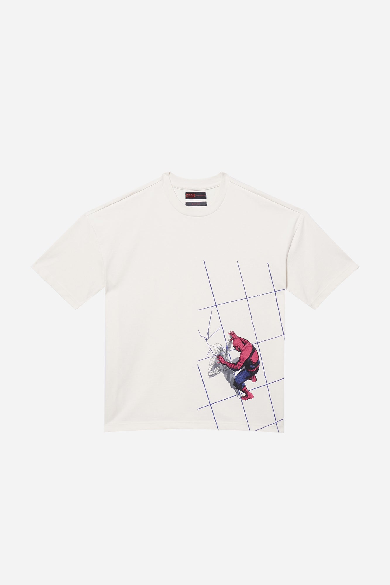 Penshoppe Marvel Spider-Man Oversized Fit Graphic T-Shirt
