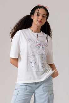  Penshoppe Disney Manga Princess Loose Fit Graphic T-Shirt
