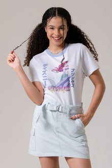  Penshoppe Disney Manga Princess Ringer Relaxed Fit Graphic T-Shirt