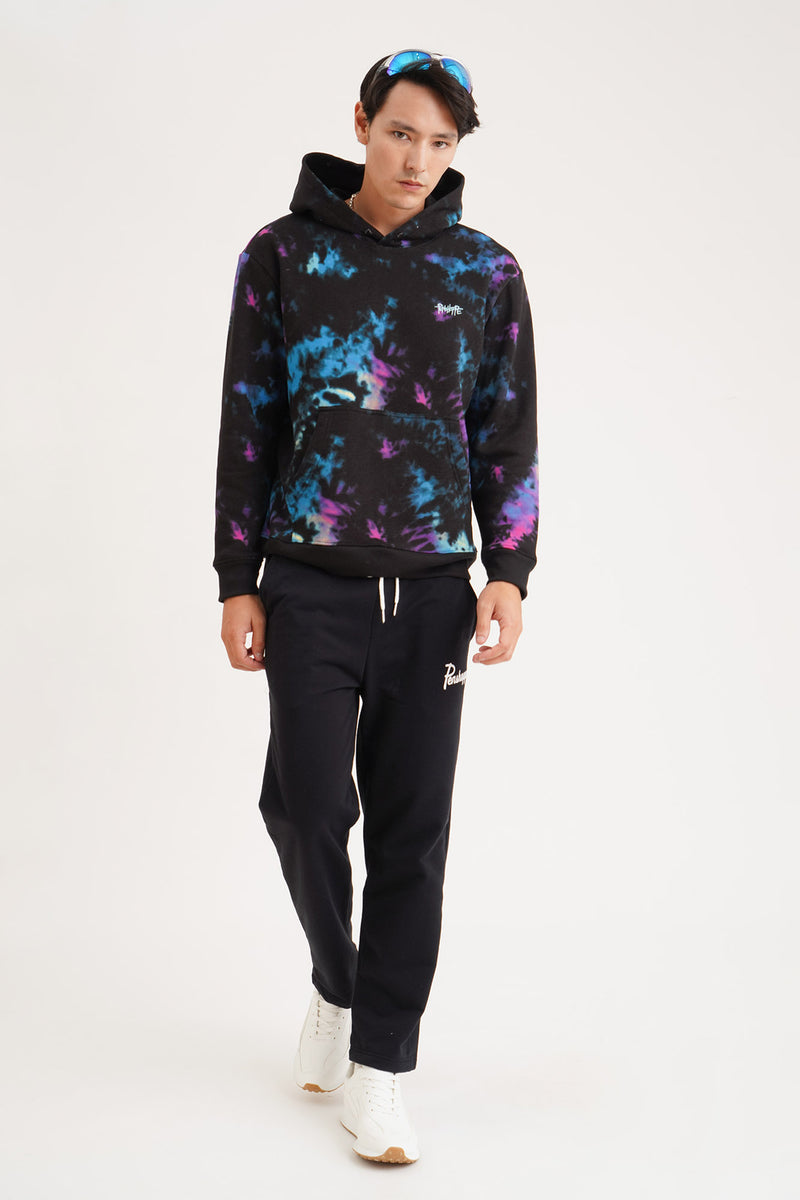 Tie Dye Relaxed Fit Fleece Hoodie – Penshoppe International